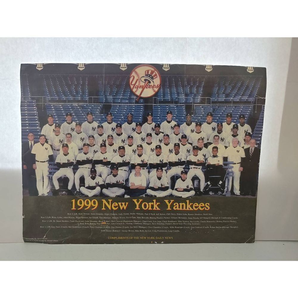 Daily News 1999 World Champion NY Yankees Newspaper Insert